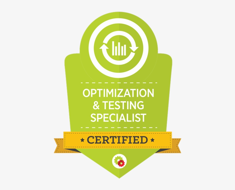 Optimization And Testing Badge - Online Marketing Specialist Badge, transparent png #5050621