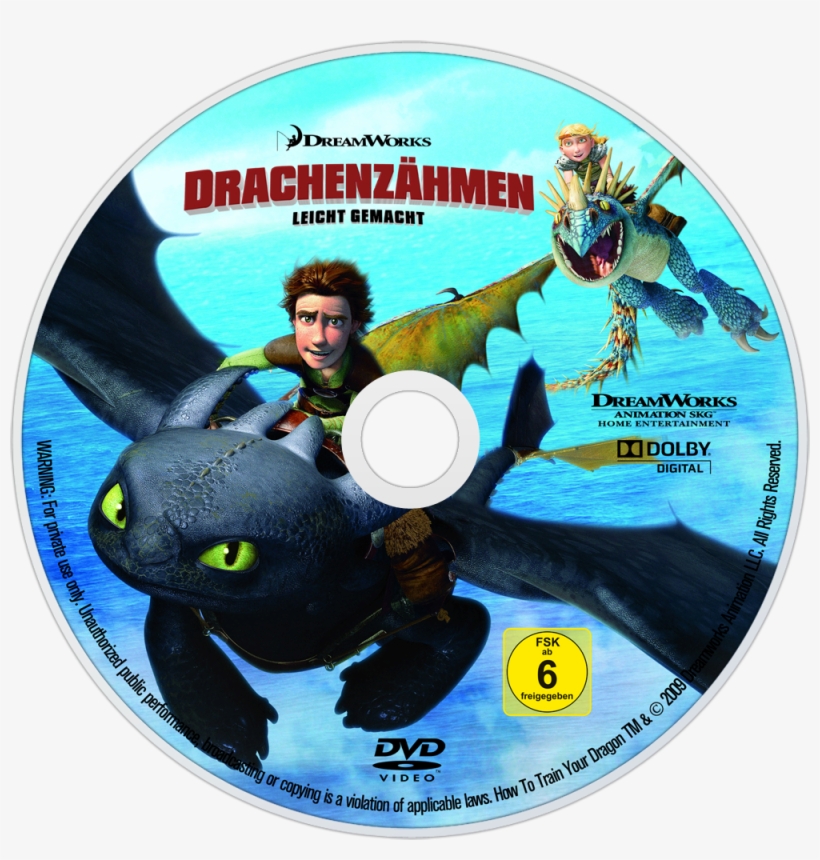 How To Train Your Dragon Dvd Disc Image - Train Your Dragon Poster, transparent png #5050856