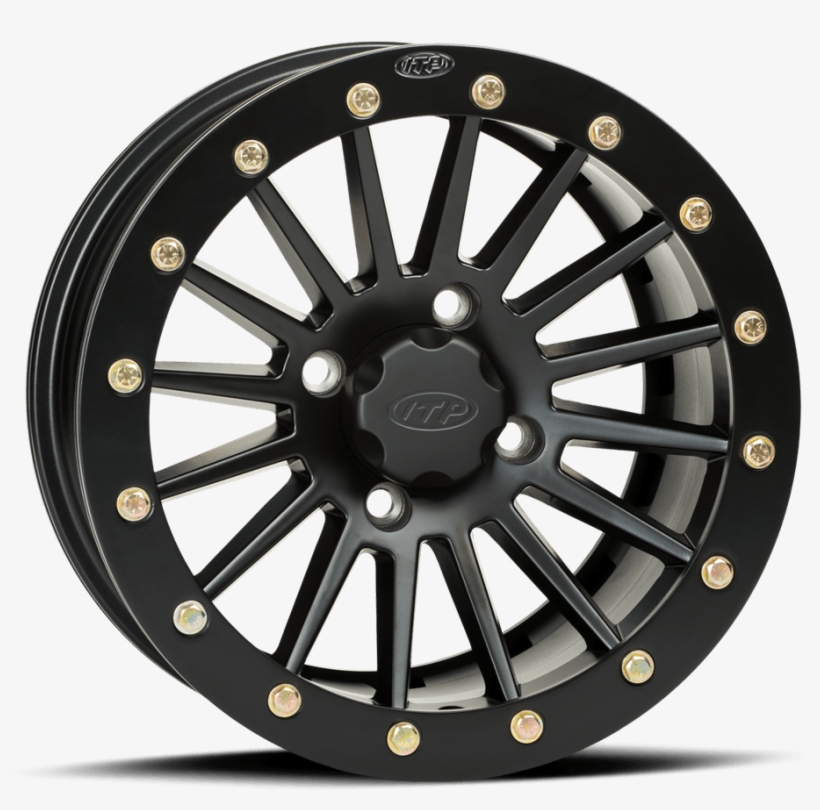 Itp Sd Dual Beadlock Matte Black/black Ring - 15 Msa Beadlock Wheels, transparent png #5051659
