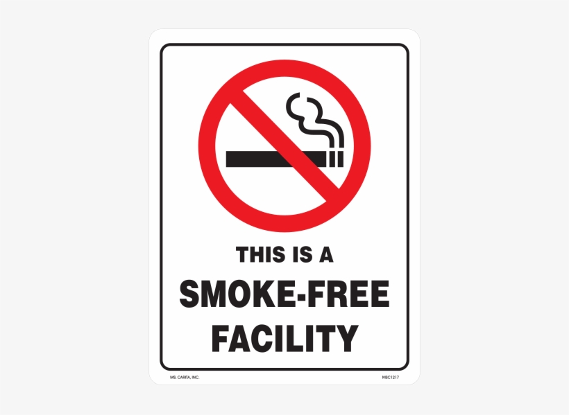 No Smoking Warning Vinyl Decal - No Smoking Sign, transparent png #5052386