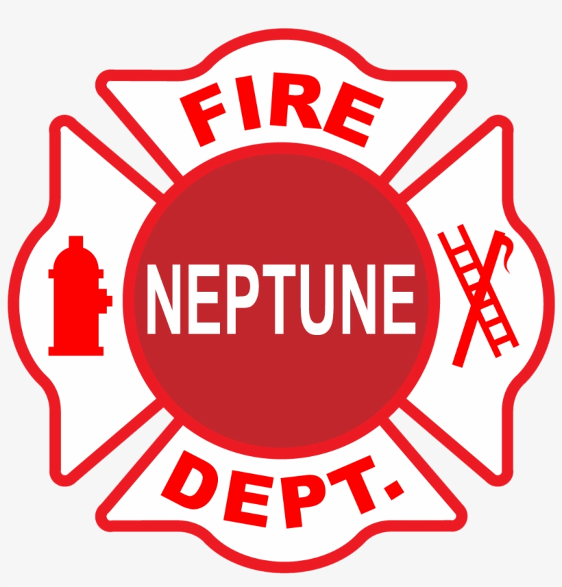 Please Click Here To Be Directed To The Neptune Township - Fire Dept Maltese Cross Decal, transparent png #5053052