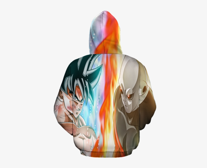 Dragon Ball Super Goku Vs Jiren Overflowing Aura Hoodie - Goku, transparent png #5054015