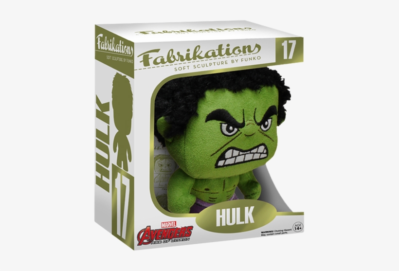Age Of Ultron Hulk Fabrikations Plush - Funko Fabrikations Avengers 2 - Hulk Action Figure, transparent png #5054156