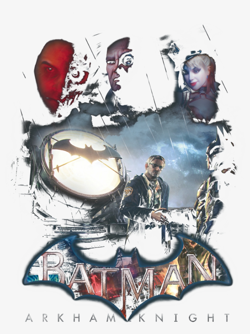 Arkham Villain Storm Pullover Hoodie - Batman : Arkham Knight Ps4 Retail Bundle Including, transparent png #5054268