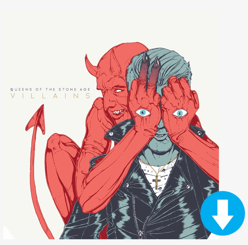 Queens Of The Stone Age - Queens Of The Stone Age Villains Vinyl Record, transparent png #5054603