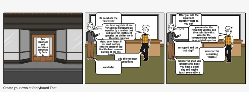 Title, Math, And Closing - Cartoon, transparent png #5054605