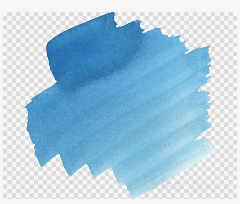 Blue Brush Background Png Clipart Watercolor Painting - Logos Dls, transparent png #5056458