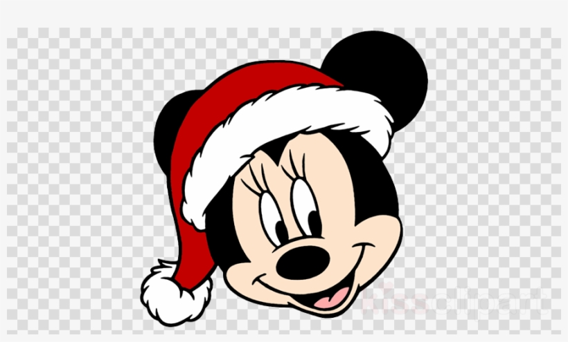 Mickey Mouse Christmas Face Clipart Minnie Mouse Mickey - Mickey Mouse Face Christmas, transparent png #5057302