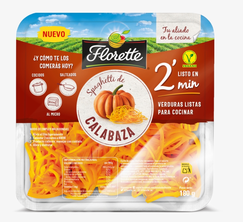 Spaghetti De Calabaza - Florette Ensalada Cesar Con Pollo Y Queso Tarrina 200, transparent png #5057570