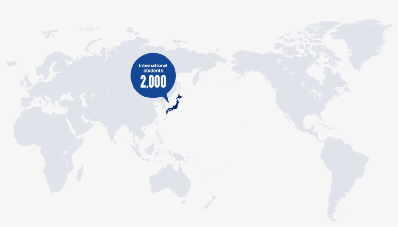 International Students 2,000 - Japan Map, transparent png #5057948
