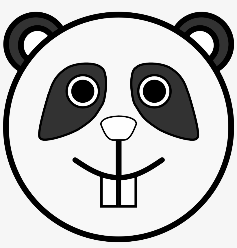 Panda Clipart Easy - Panda Clip Art, transparent png #5058841