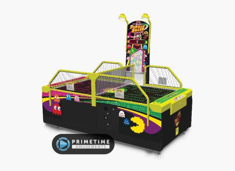 Pac-man Smash Slimline Air Hockey By Bandai Namco - Namco Pac-man Smash Slim Line Air Hockey Table, transparent png #5058913