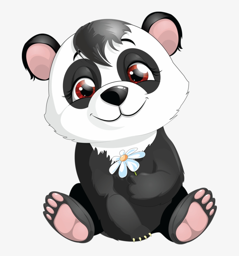 Фото, Автор Soloveika На Яндекс - Panda Bear Cartoon Cute, transparent png #5058977