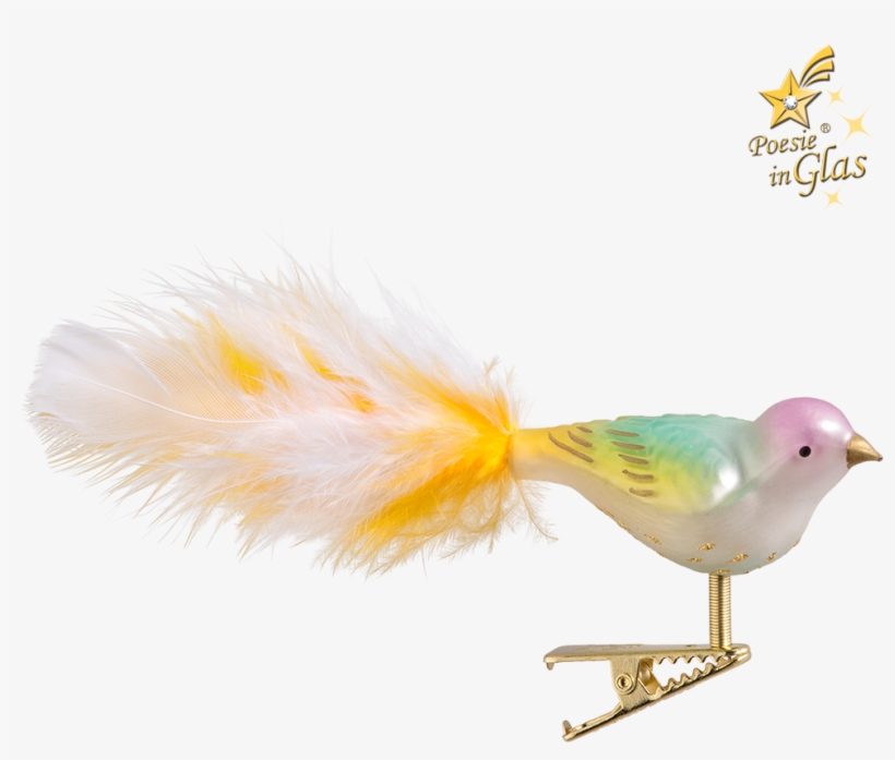 Glass Bird Gold-pastel - Green, transparent png #5059217