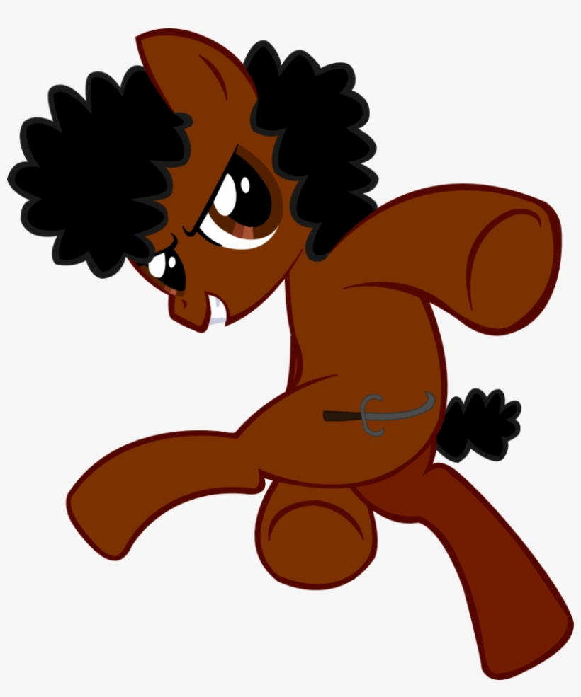 Afro Pony - Pony With An Afro, transparent png #5059284