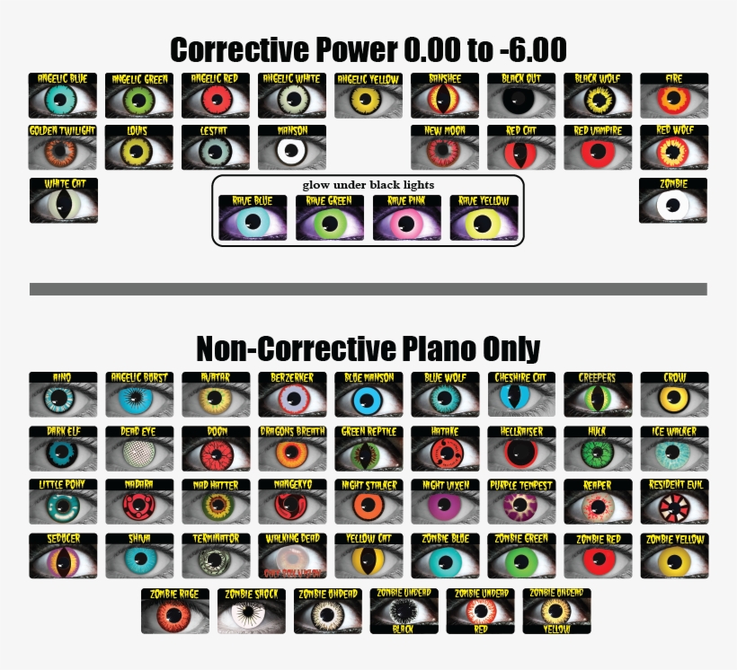 Home / Our Lenses / Cosmetic Lenses / Theatrical Contact - Gothika Contacts, transparent png #5059347