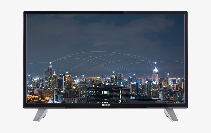 32" Toshiba Hd Ready Wlan Tv Front - Toshiba 32w3663dg, transparent png #5059756