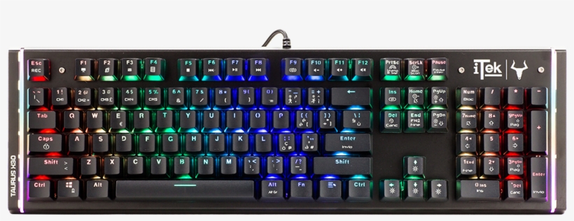 Tastiera Gaming Itek Taurus X30 - Asus Rog Claymore Core Aura Rgb Cherry Mx Red Mechanical, transparent png #5061148