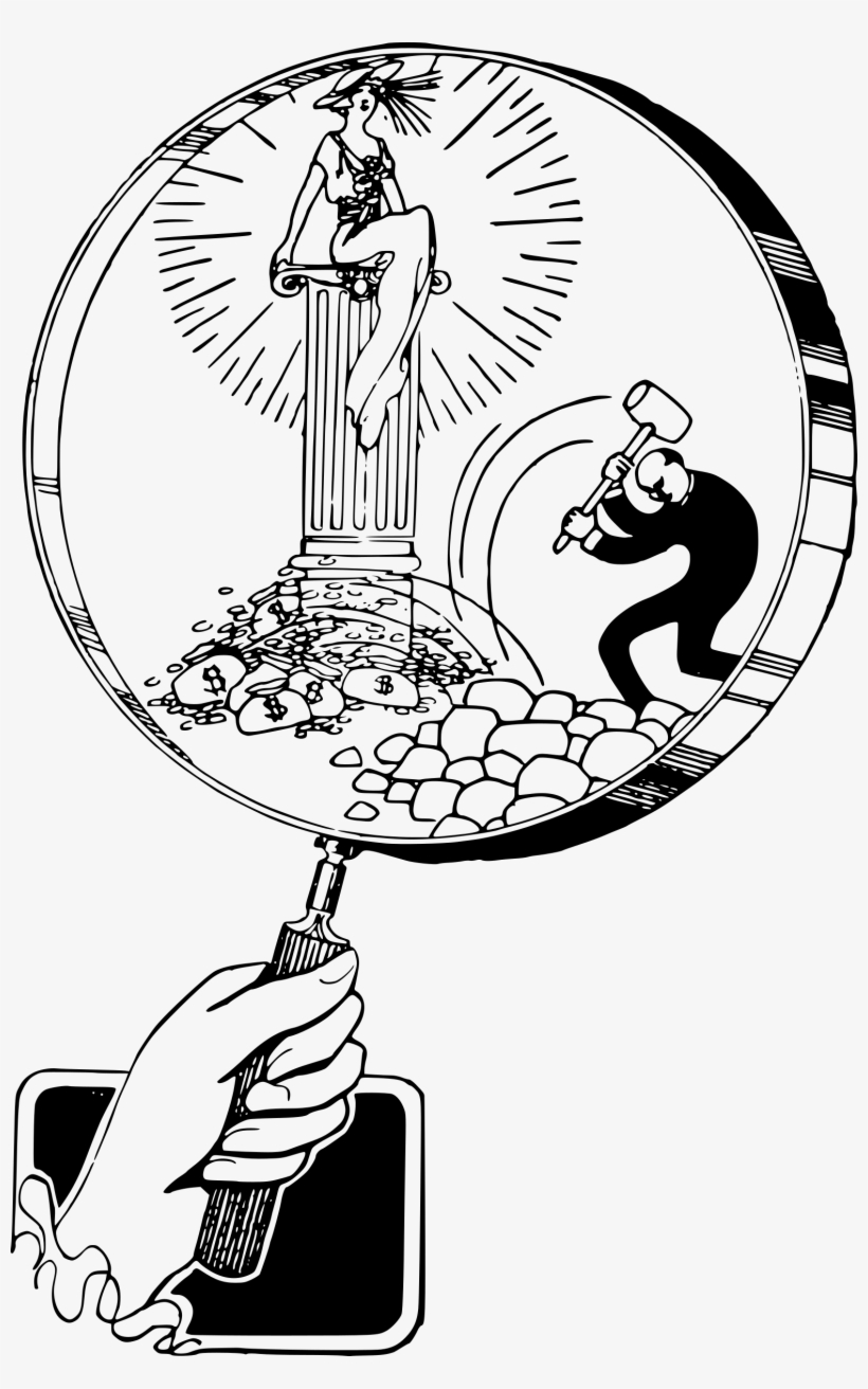 This Free Icons Png Design Of Magnifying Glass Couple, transparent png #5061363