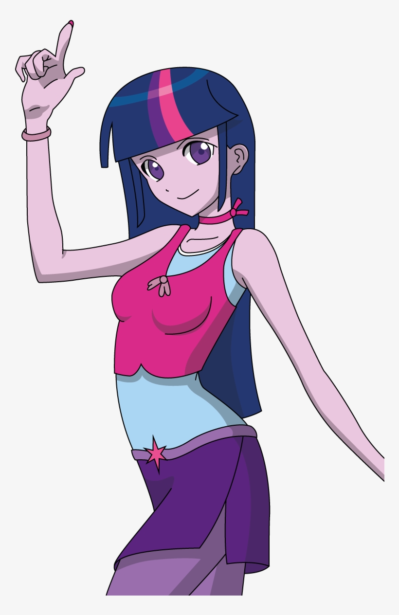 Anime Twilight Sparkle By Lhenao - Cartoon, transparent png #5061365