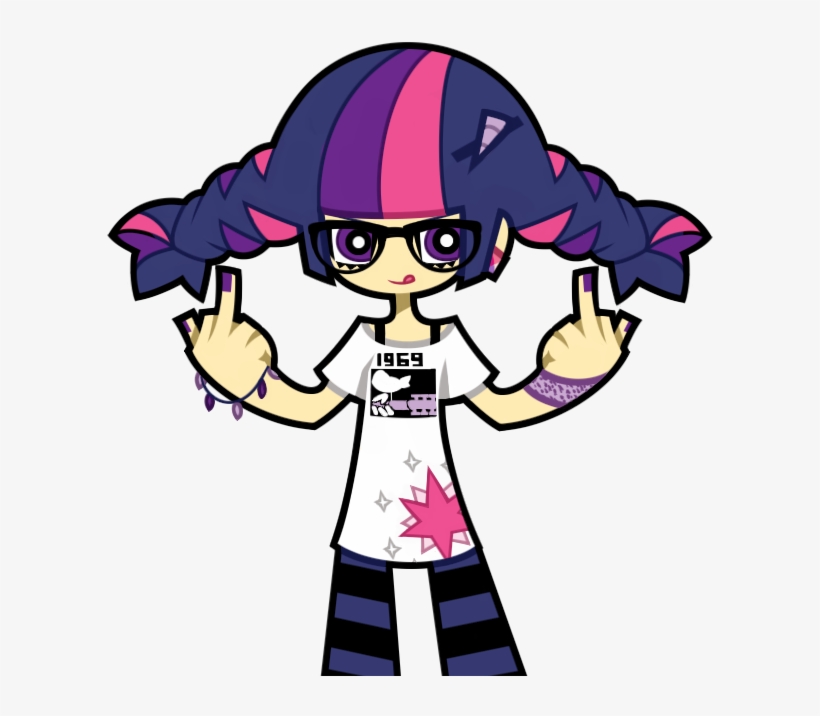Twilight Sparkle Panty And Stocking, transparent png #5061773