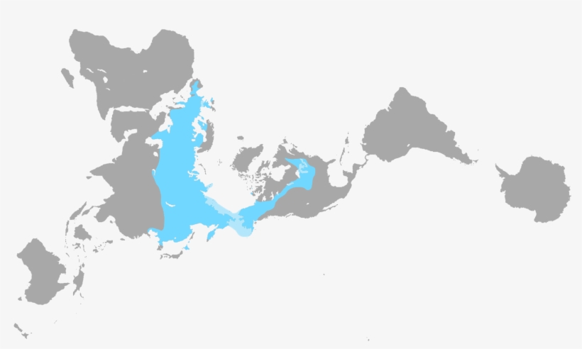 Woolly Mammoth Late Pleistocene Dymaxion Biogeographic - Dymaxion Map, transparent png #5062380