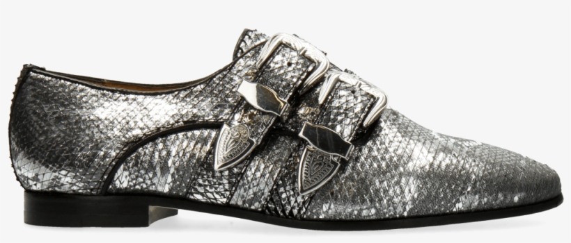 Monks Scarlett 12 Snake Silver Buckle - Sneakers, transparent png #5062430