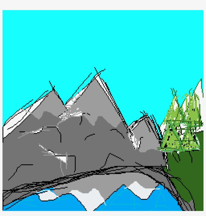 Bob Ross But A Little Bit Worse - Illustration, transparent png #5062432
