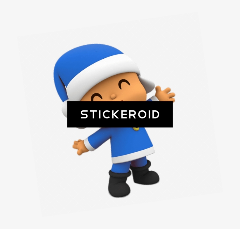 Pocoyo Blue Santa Suit - Pocoyo Christmas, transparent png #5062544