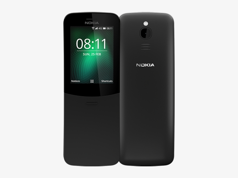 Nokia 8110 4g Dual Sim, Black - Nokia 8110, transparent png #5062694
