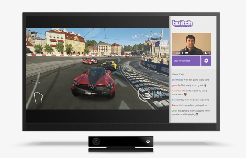 Microsoft Kinect Sensor With Dance Central Spotlight - Xbox Twitch Streaming, transparent png #5062797
