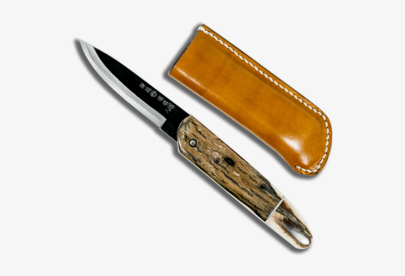 Takeda Nas Moriya Folder Knife Mammoth Handle - Utility Knife, transparent png #5063060