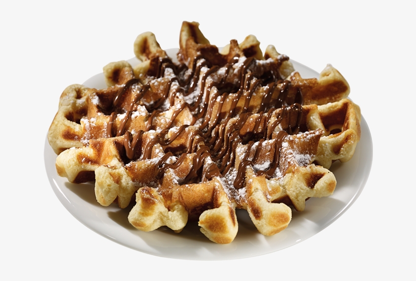 Gaufre - Nutella Waffles Png, transparent png #5063406