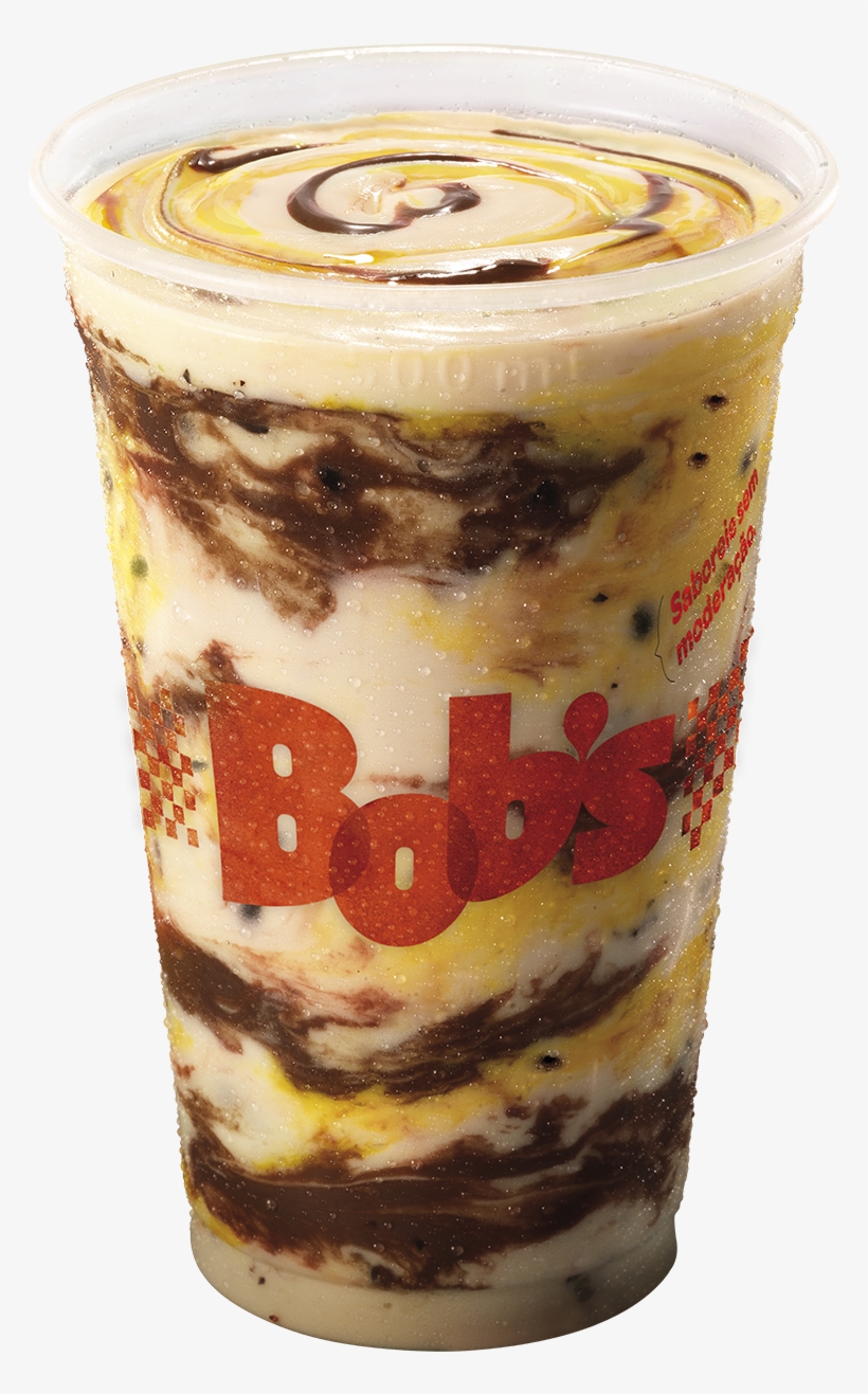 Novo Milk Shake Do Bob's - Bobs Milk Shake De Maracuja Com Nutella, transparent png #5063468