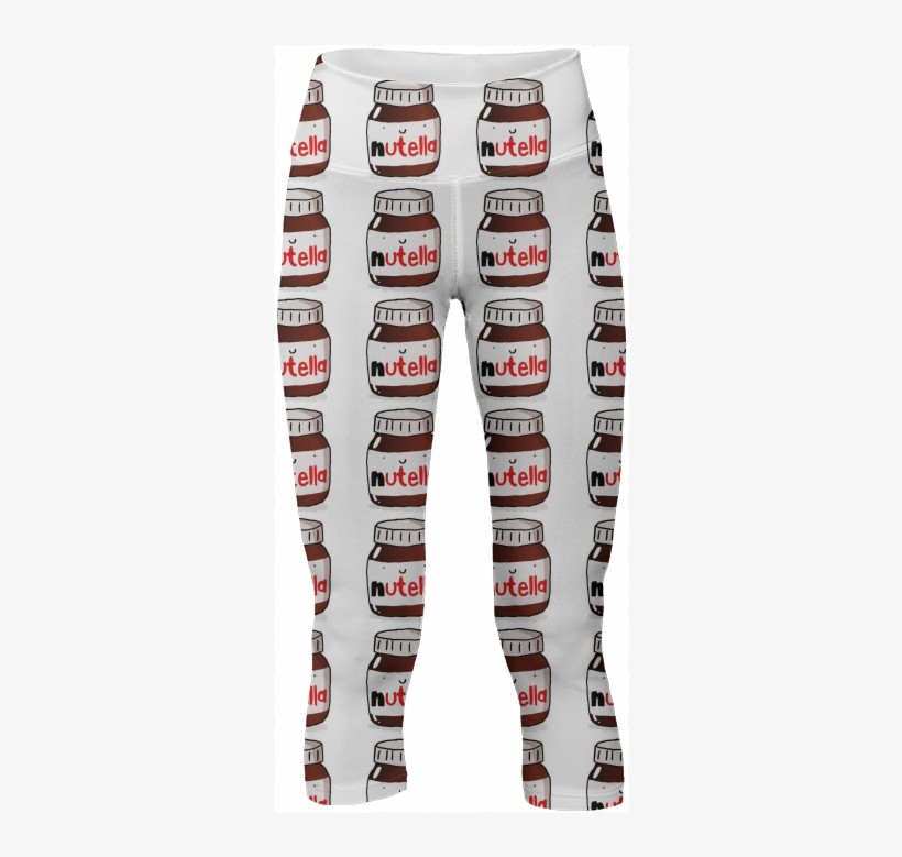 Shop Nutella Pants Yoga Pants By Sabrinalavorpereira - Board Short, transparent png #5064294