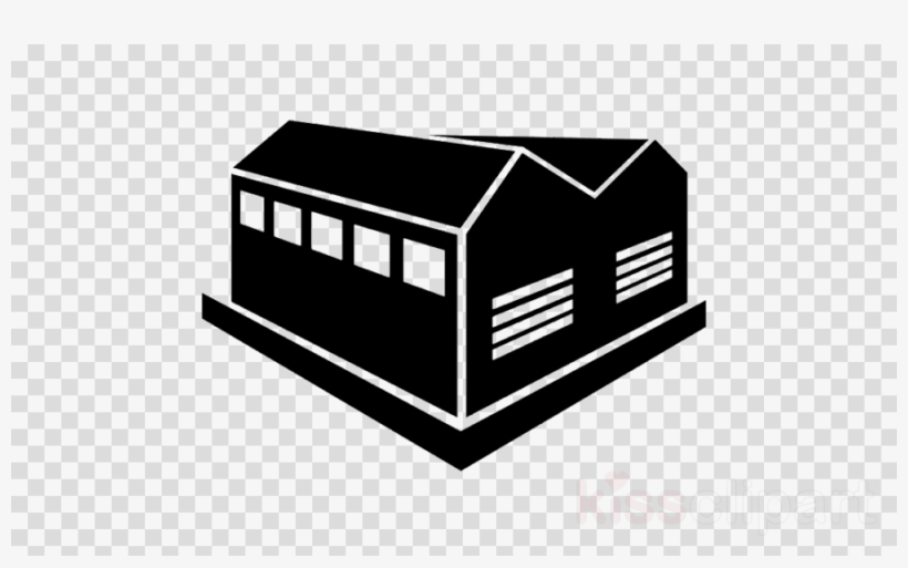 Industrial Building Icon Clipart Building Industry - Industrial Shed Png, transparent png #5064531