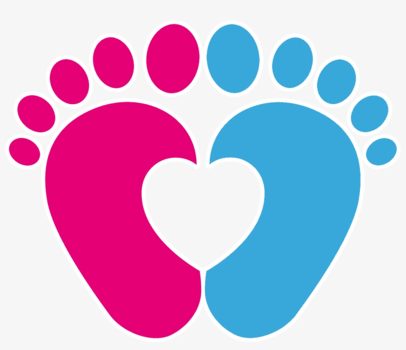 Download Pink Baby Footprints Png Image Black And White - Baby Feet ...