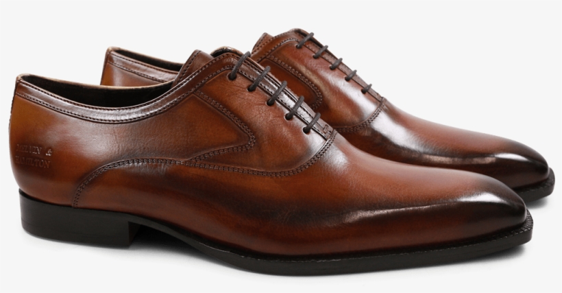Oxford Shoes Woody 3 Tan Brown Red Washed - Melvin & Hamilton, transparent png #5065879