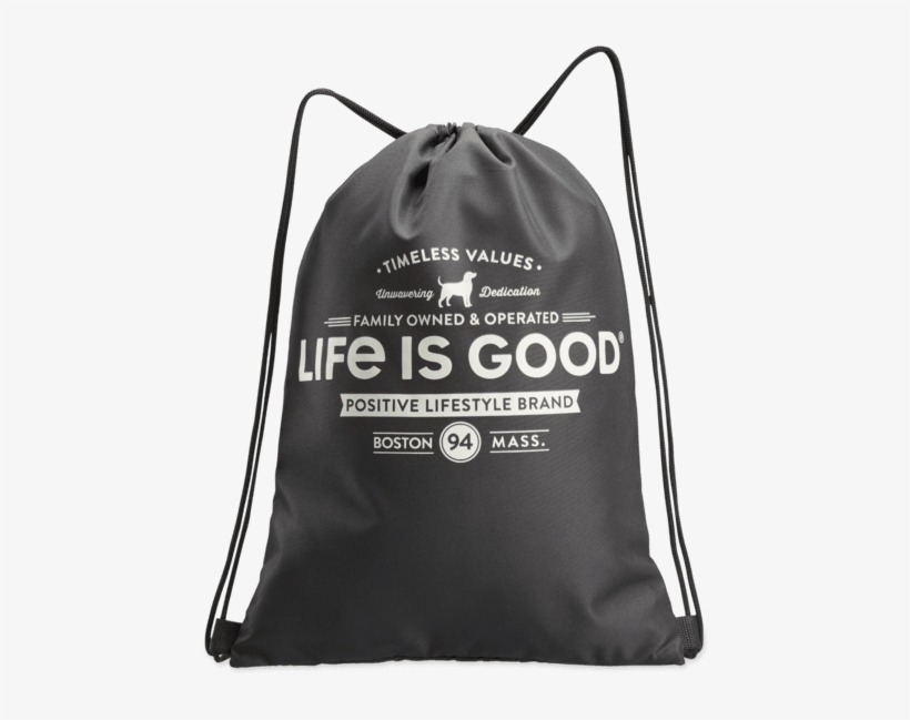 Life Is Good Cinch - Garment Bag, transparent png #5066215