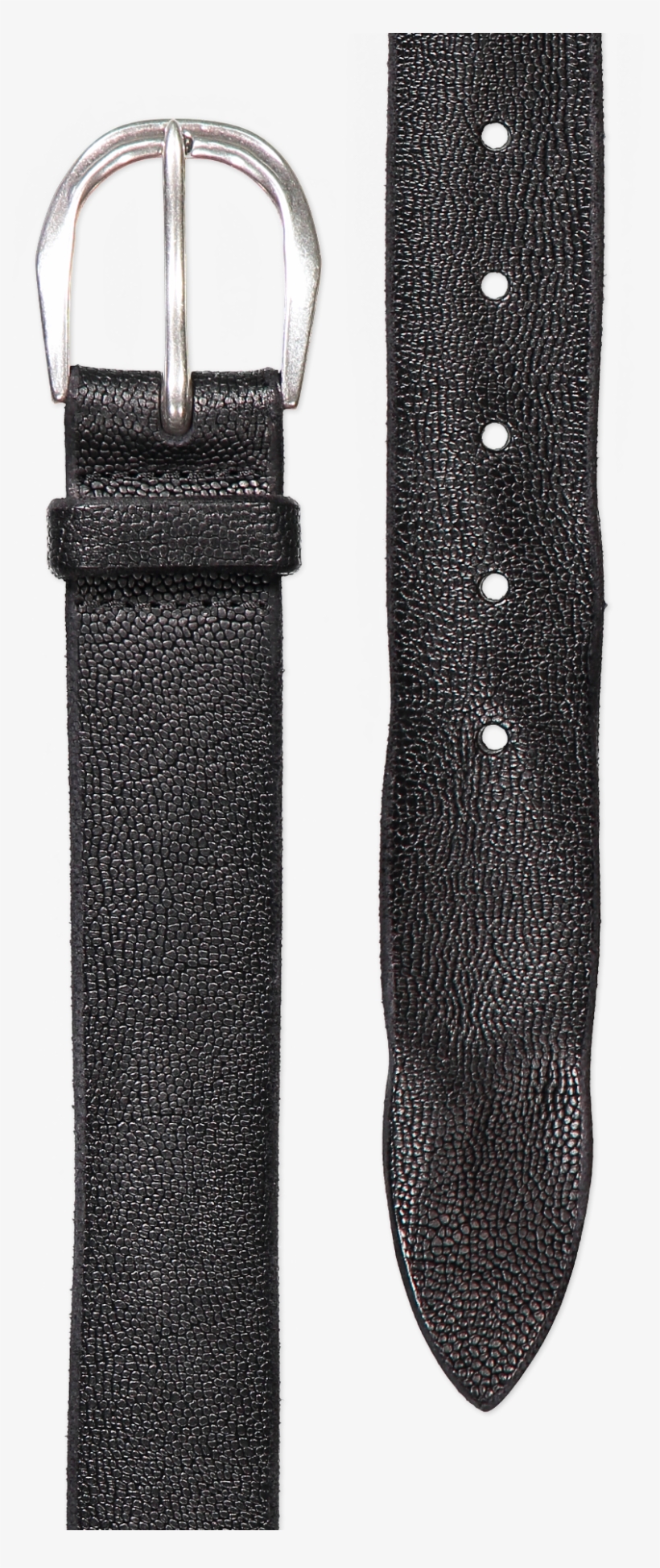 Frog Belt Pebble Leather Nero - Strap, transparent png #5067079