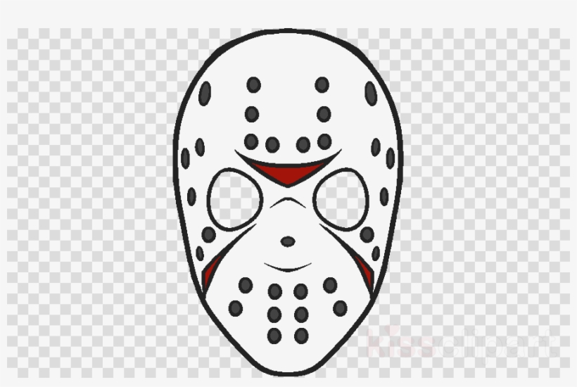 Mask Clipart Jason Voorhees Mask Horror - Google Maps Marker, transparent png #5067081