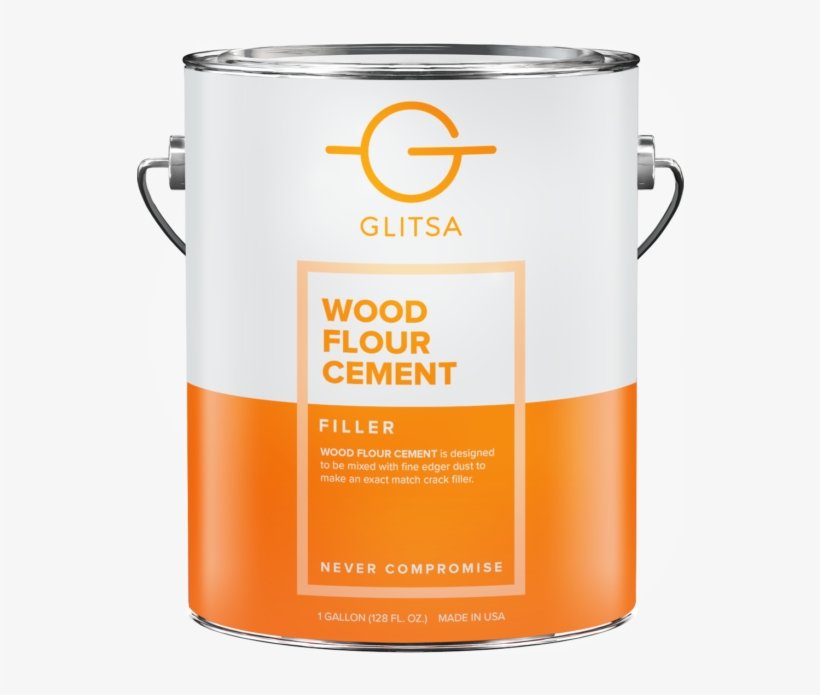 Glitsa Wood Flour Cement - Glitsa Hardener For Gallon, transparent png #5068550