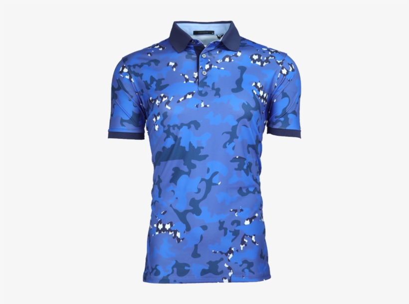 Icon Camo Polo - Polo Shirt, transparent png #5068682