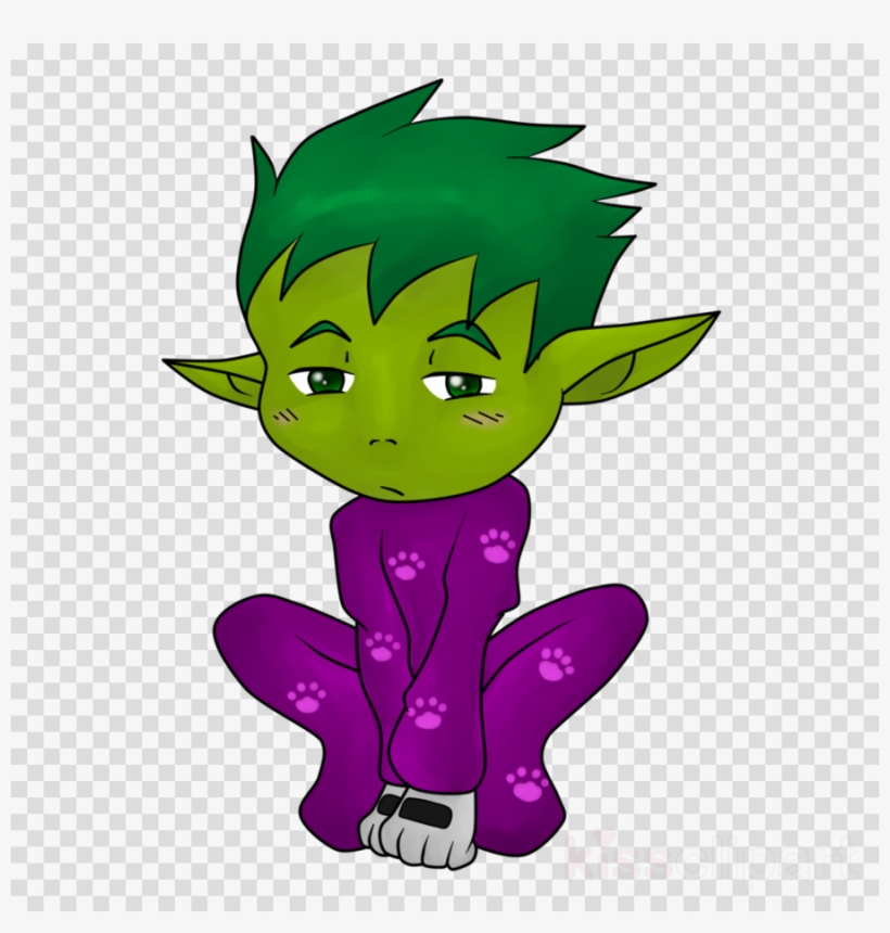 Download Sleepy Beast Boy Clipart Beast Boy Raven Starfire - Beast Boy, transparent png #5069859