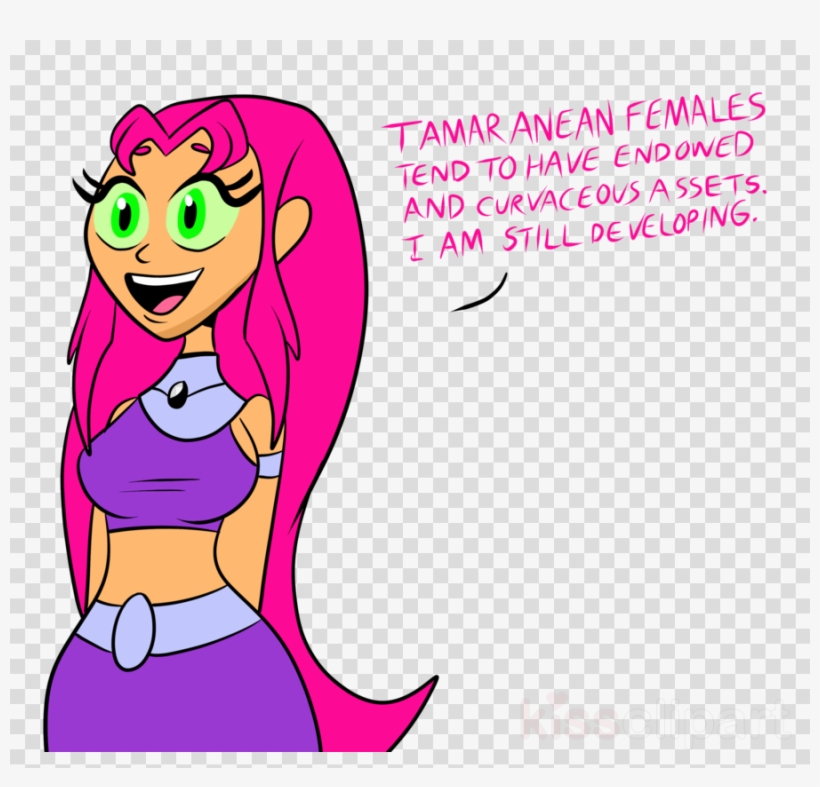 Starfire Clipart Starfire Raven Beast Boy - Clip Art, transparent png #5069926