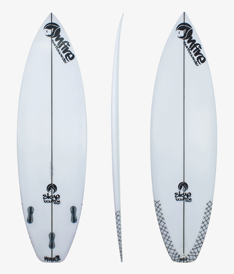 On Fire Skye Bourton 'menace' - Channel Islands Dfr 5'9" X 18 3/8 X 2 1/4 Used Surfboard, transparent png #5070015