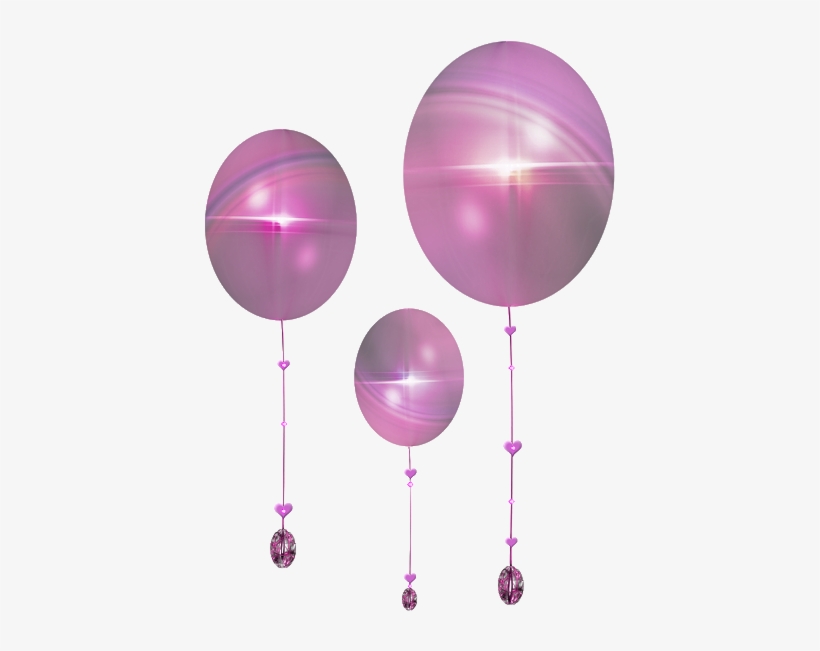 Purple And Pink Balloons - Download, transparent png #5070167