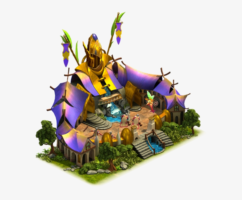 F Barracks L2 Elves Cropped - Barracks, transparent png #5070236
