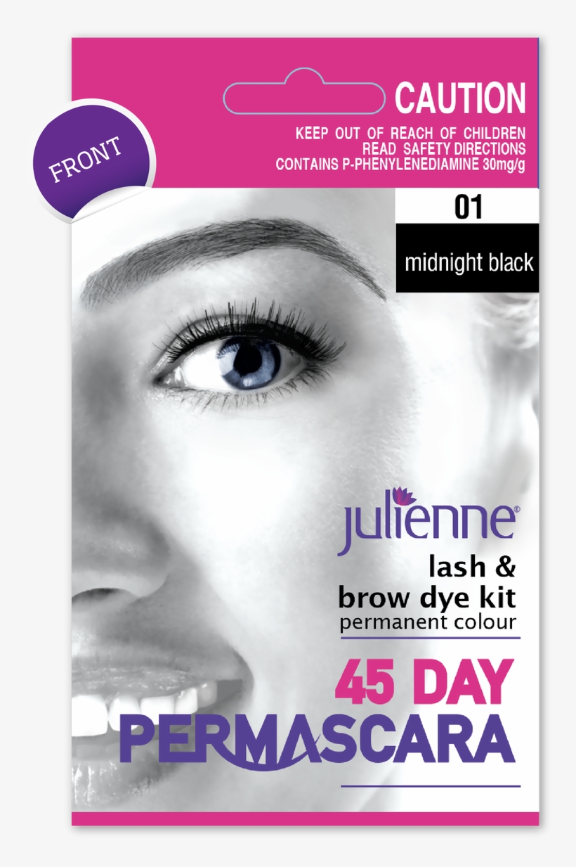 Permascara Eyelash & Bow Dye Kit - Julienne 45 Day Permascara, transparent png #5071923