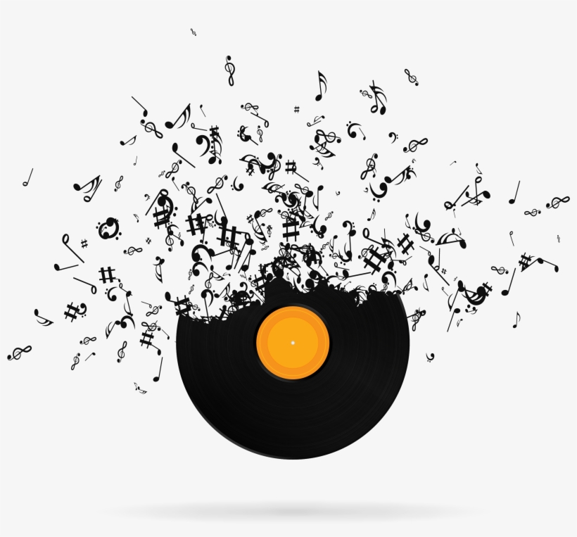 Musical Phonograph Record Transprent - Music Logo Png Hd, transparent png #5072930